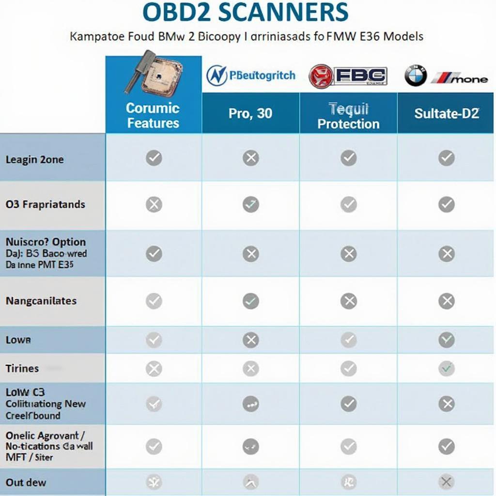 Different Types of OBD2 Scanners for BMW E36