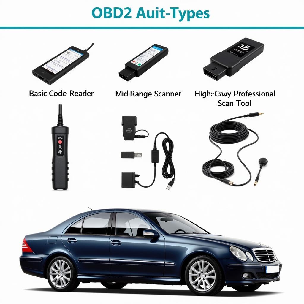 Types of OBD2 Scanners for Mercedes W203