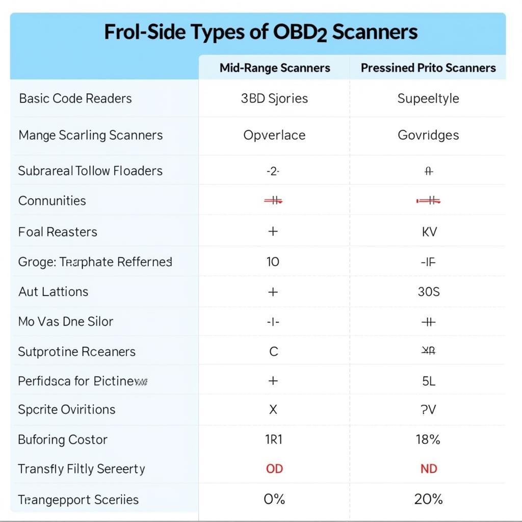 Types of OBD2 Scanners