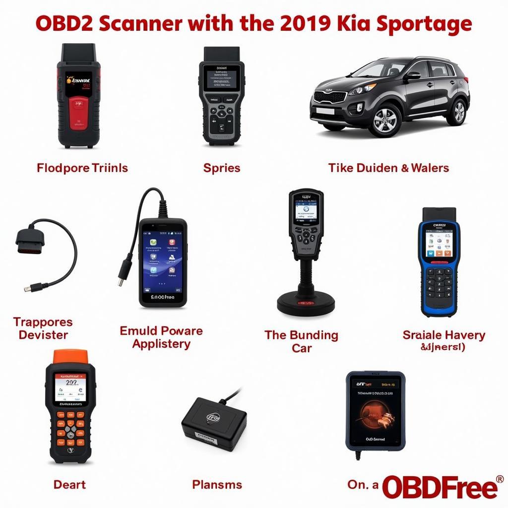 Selection of OBD2 scanners suitable for a 2019 Kia Sportage