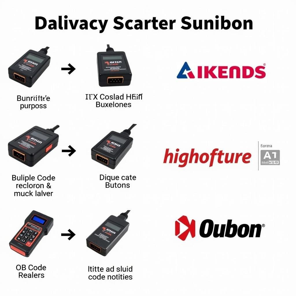 Different types of OBD2 scanners on OLX