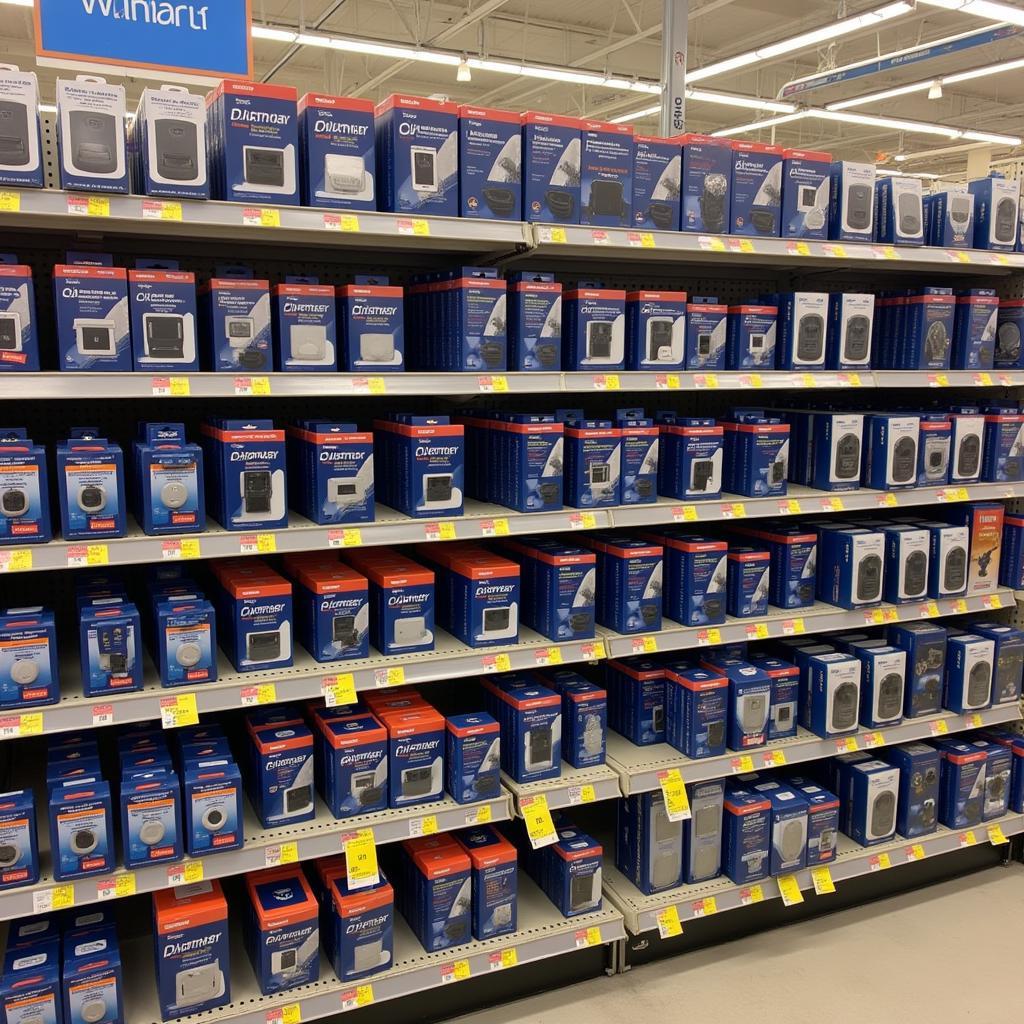 OBD2 Scanners on Walmart Shelf