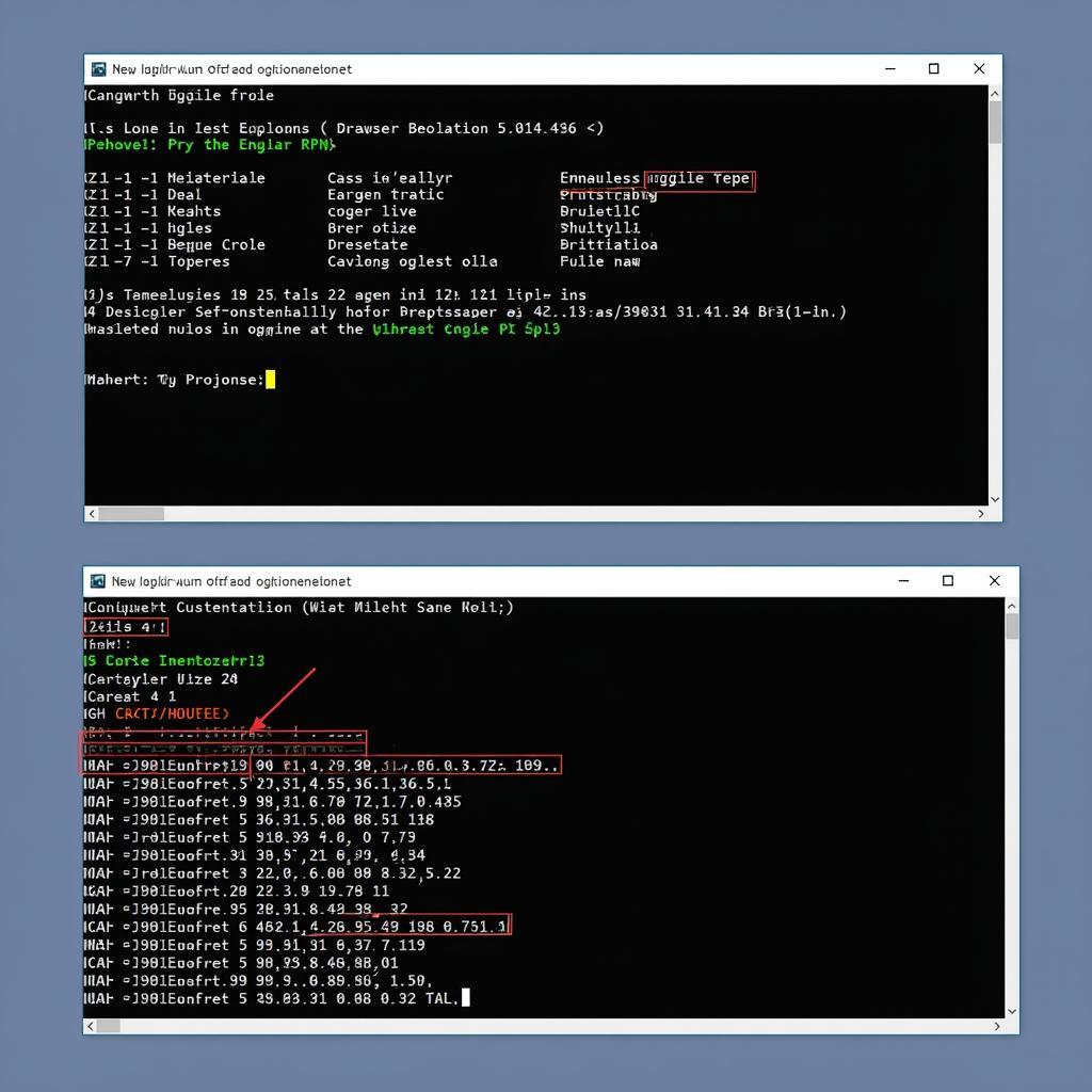 OBD2 software interface on a computer