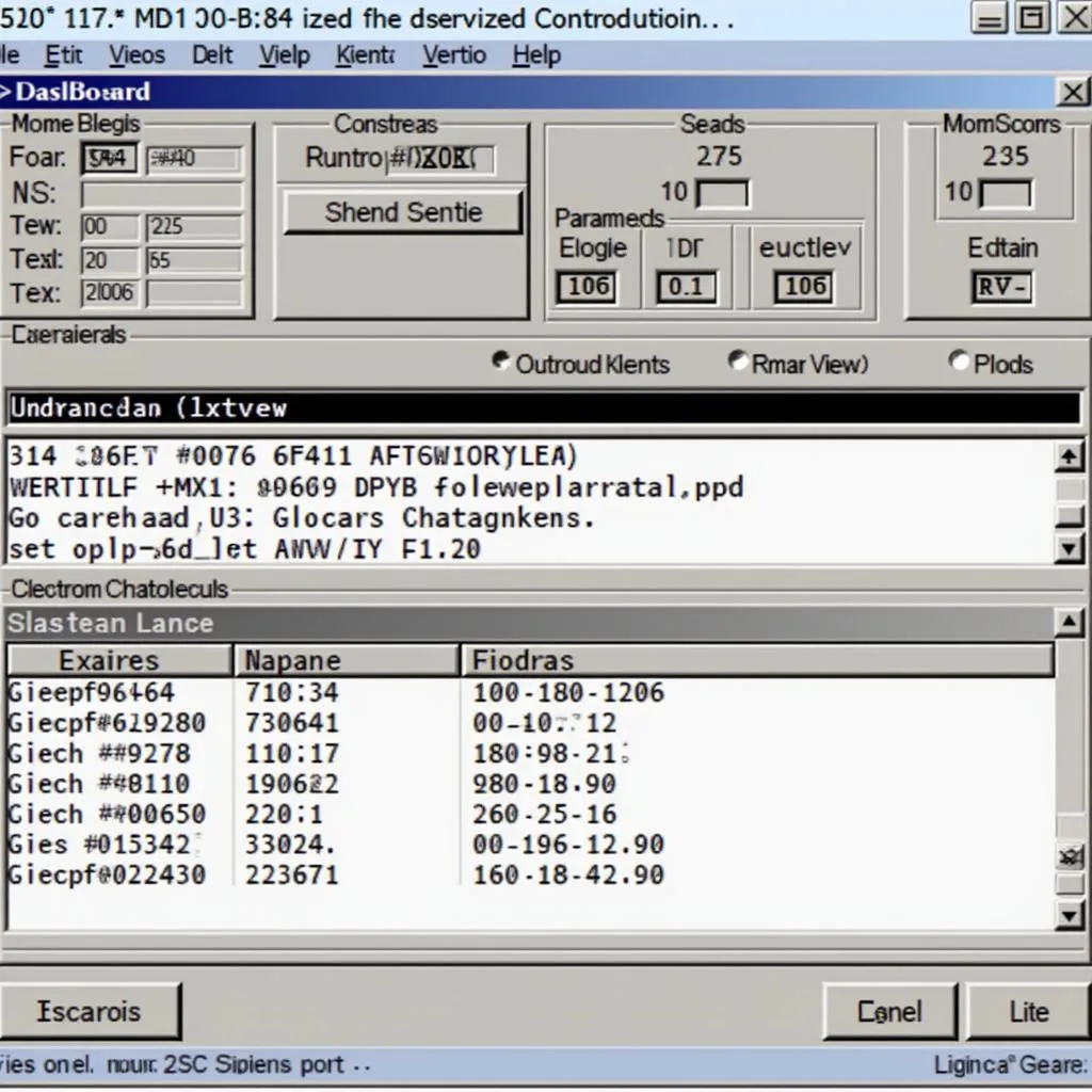 OBD2 Software Dashboard