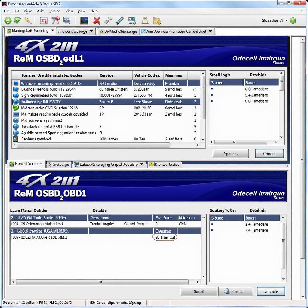 OBD2 Software Interface