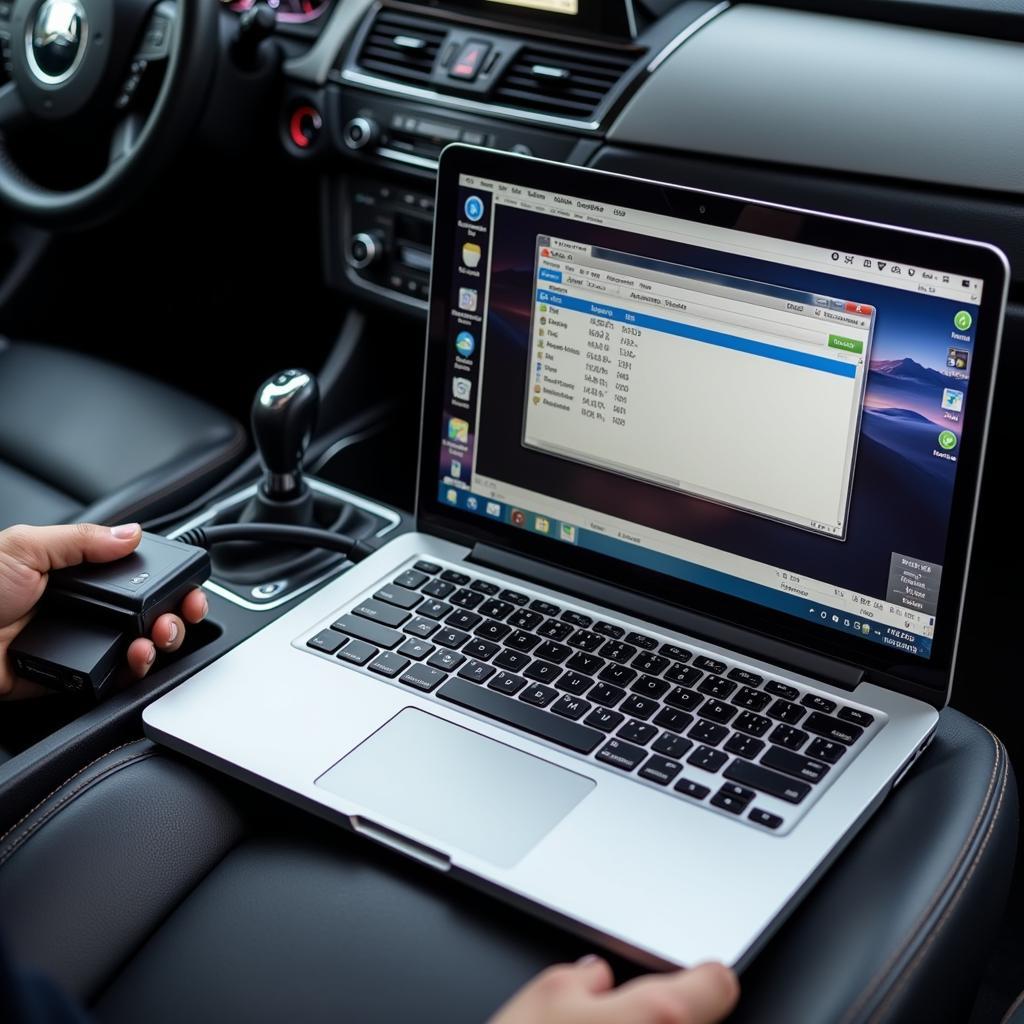 OBD2 Software Laptop Connection