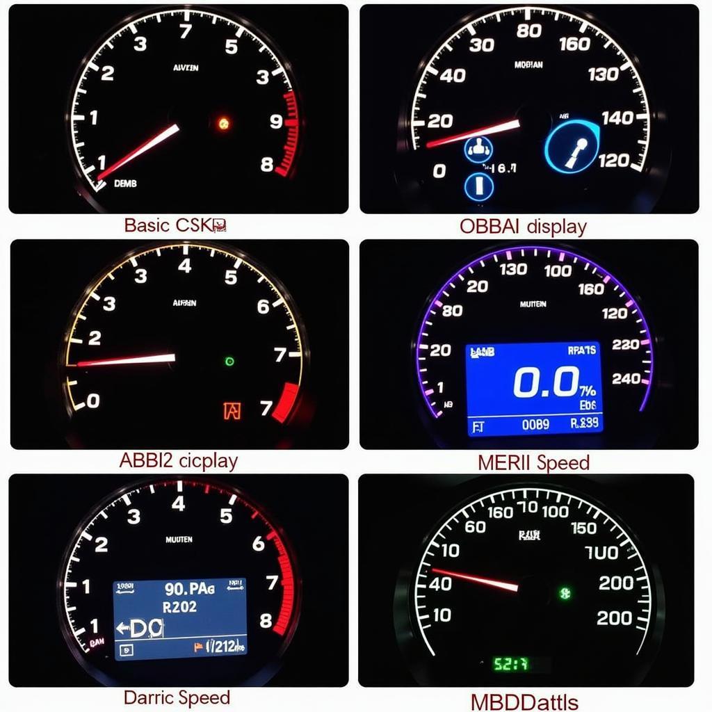 OBD2 Speedometer Display Options