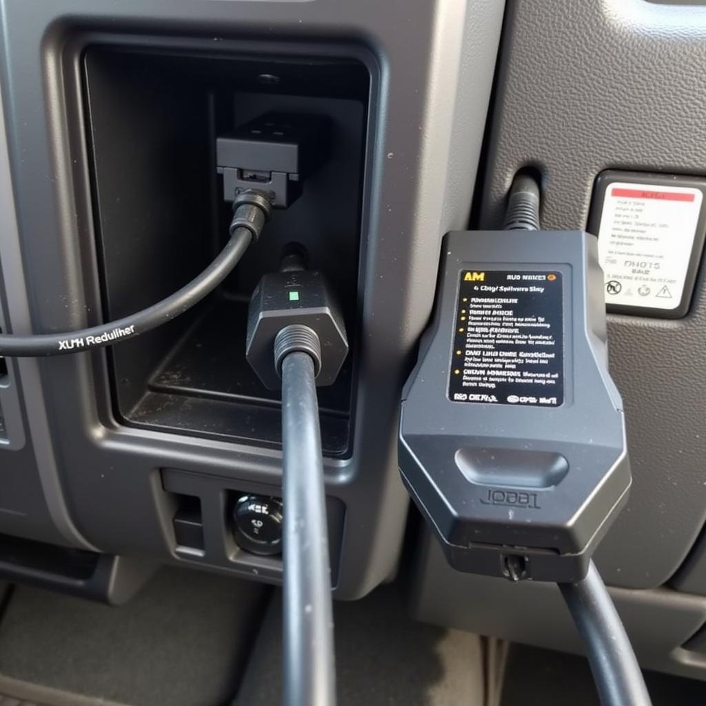 OBD2 Splitter Connected to 2014 Dodge Ram