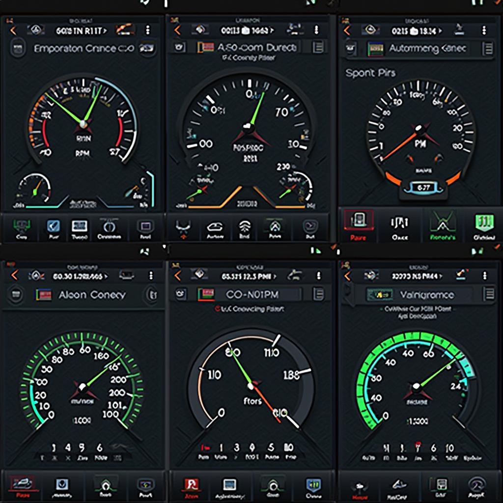 OBD2 Tachometer App Interface