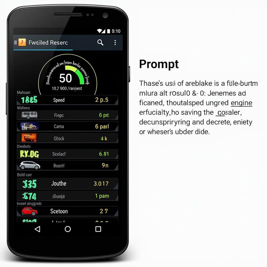 Customizable Dashboard Displaying OBD2 Data Using Tasker