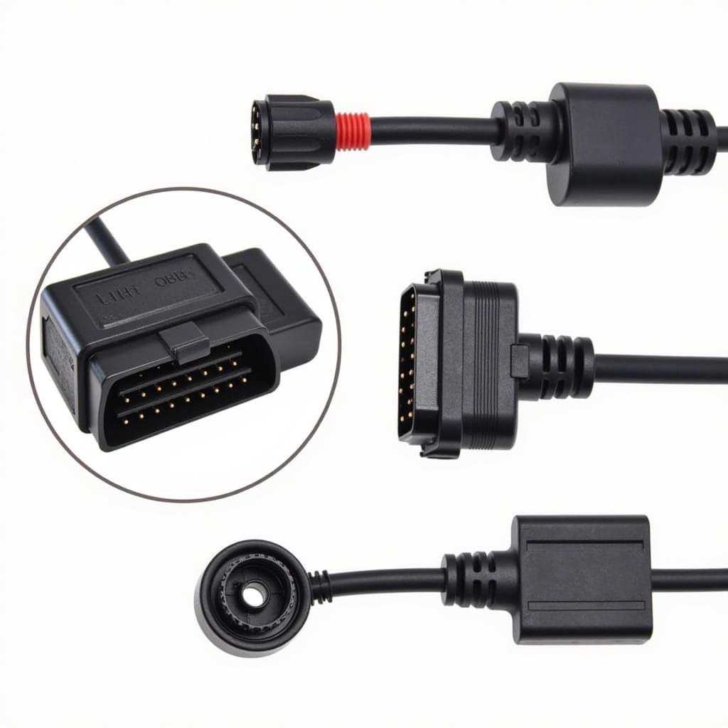 Various OBD2 to OBD1 Adapters