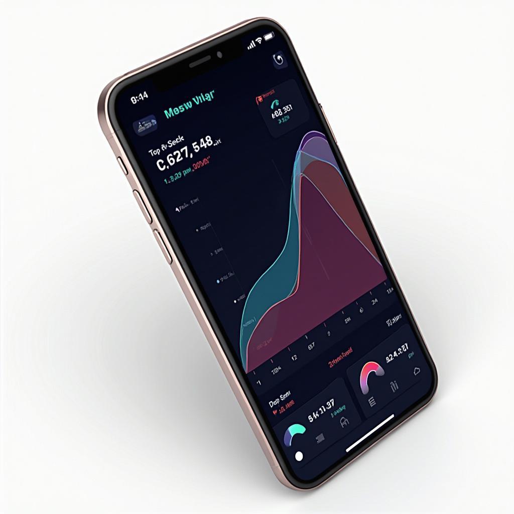 OBD2 Top Speed Graph on Mobile App