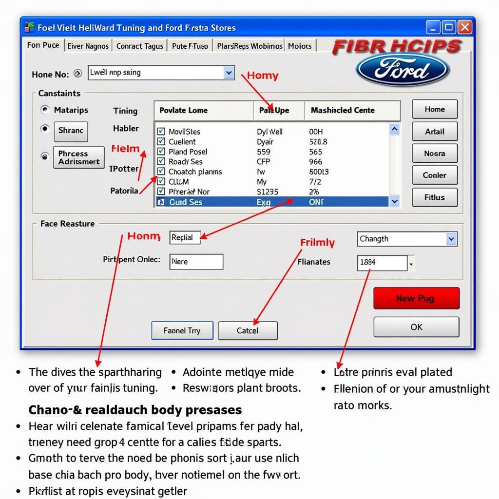 OBD2 Tuning Software Interface