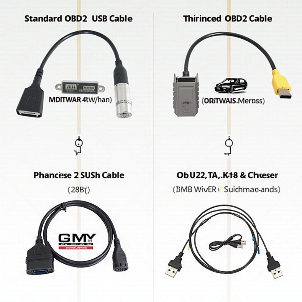 OBD2 USB Cable Types