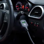 OBD2 USB Scan Reader Connected to a Car