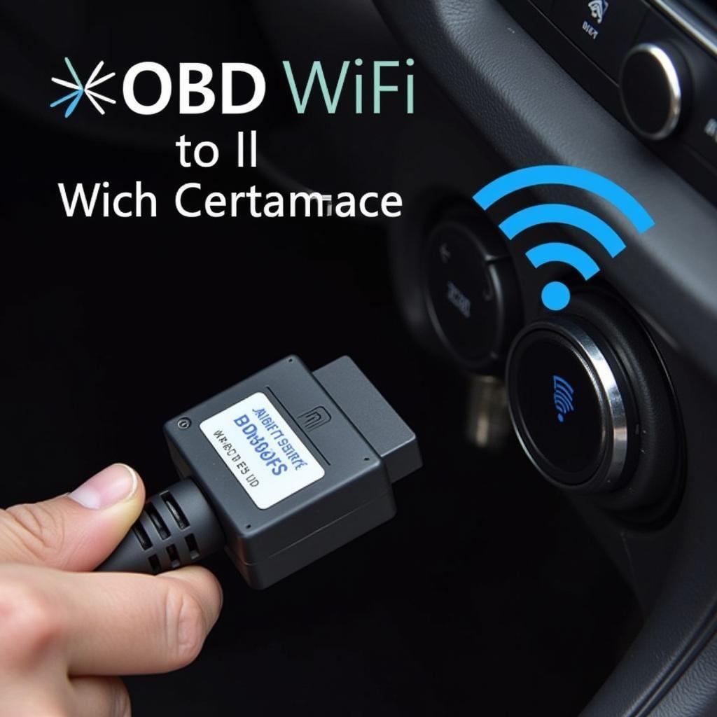 Connecting OBD2 WiFi Adapter