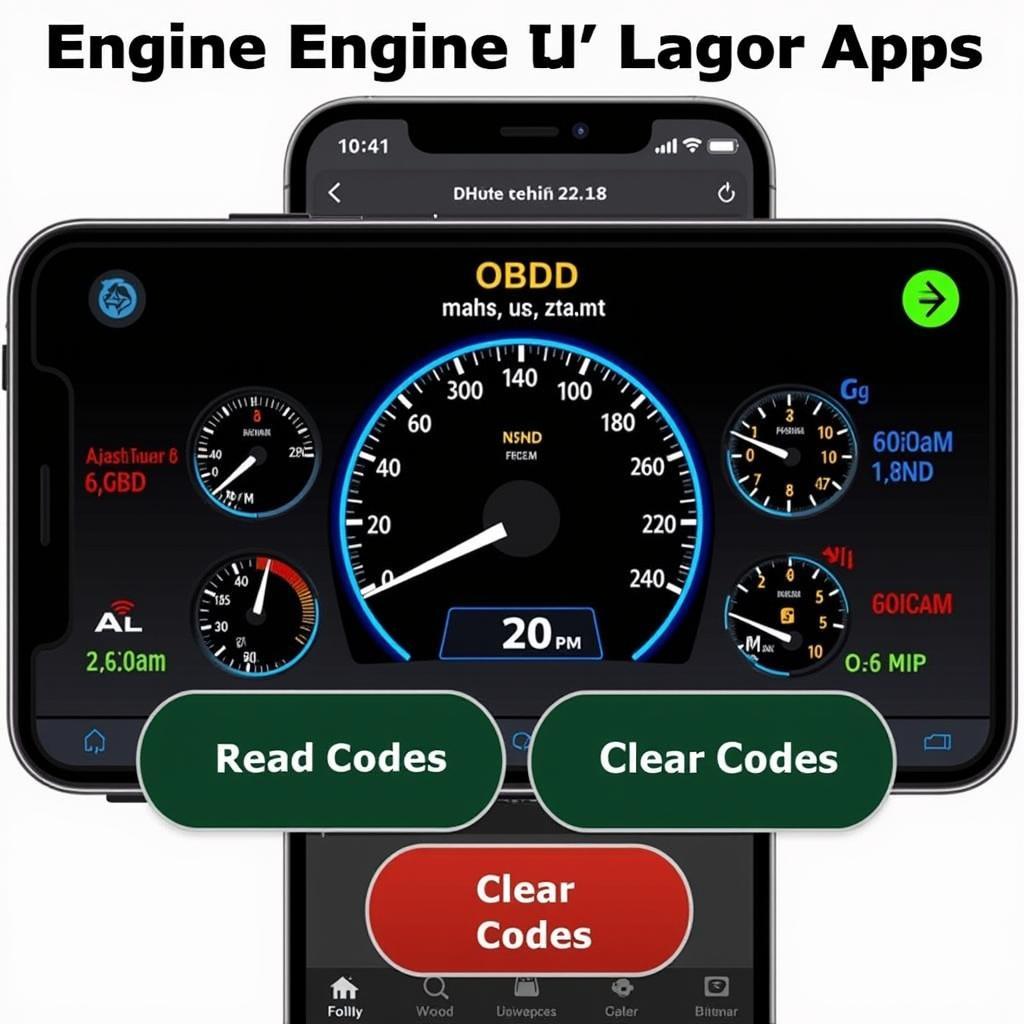 OBD2 Wifi App Interface