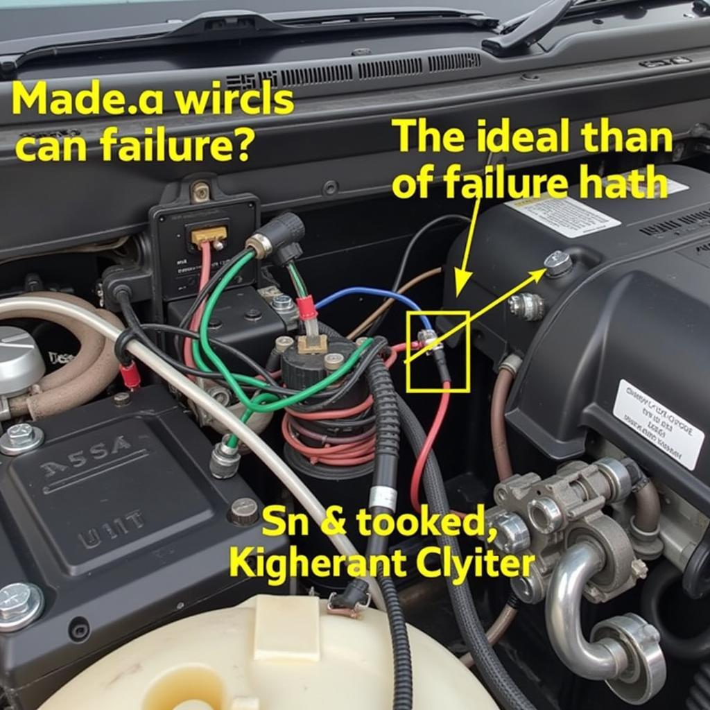 Close-up View of an OBD2 Wiring Harness