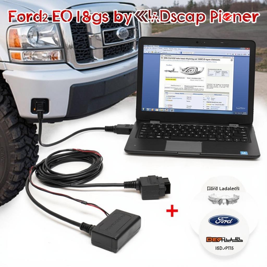 OHP ELMConfig FORScan OBD2 Adapter connected to a Ford vehicle