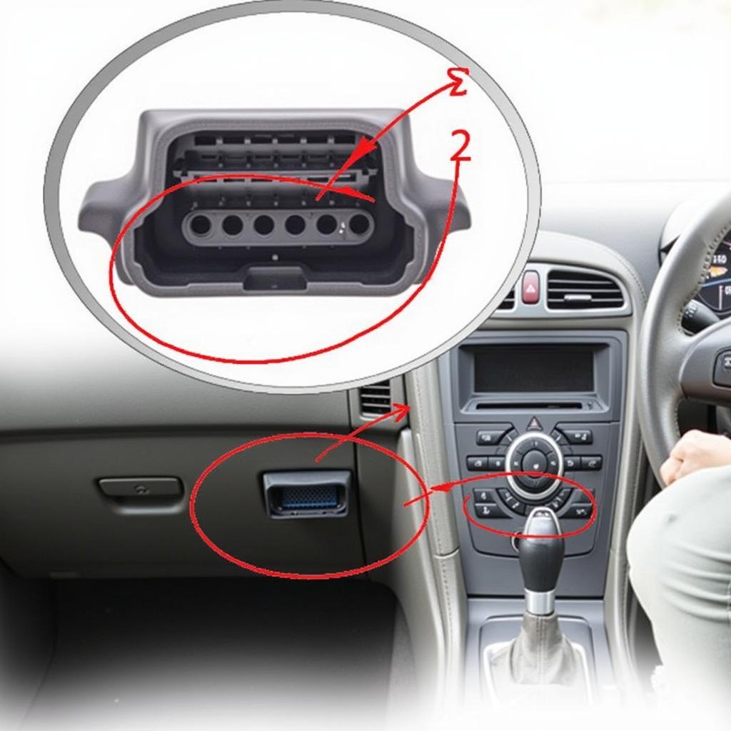 Opel Insignia OBD2 Port Location