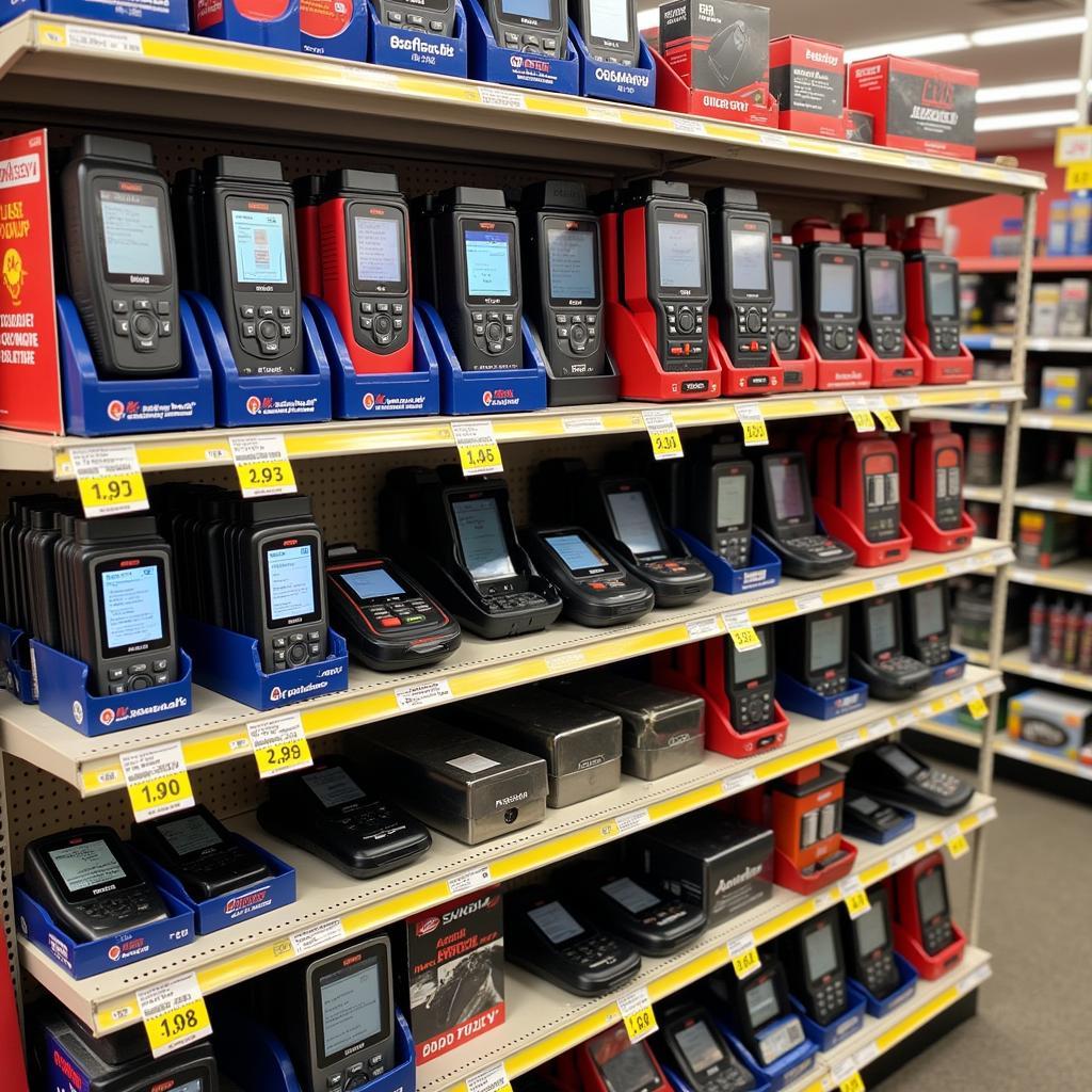 OBD2 Scanner Aisle at O'Reilly