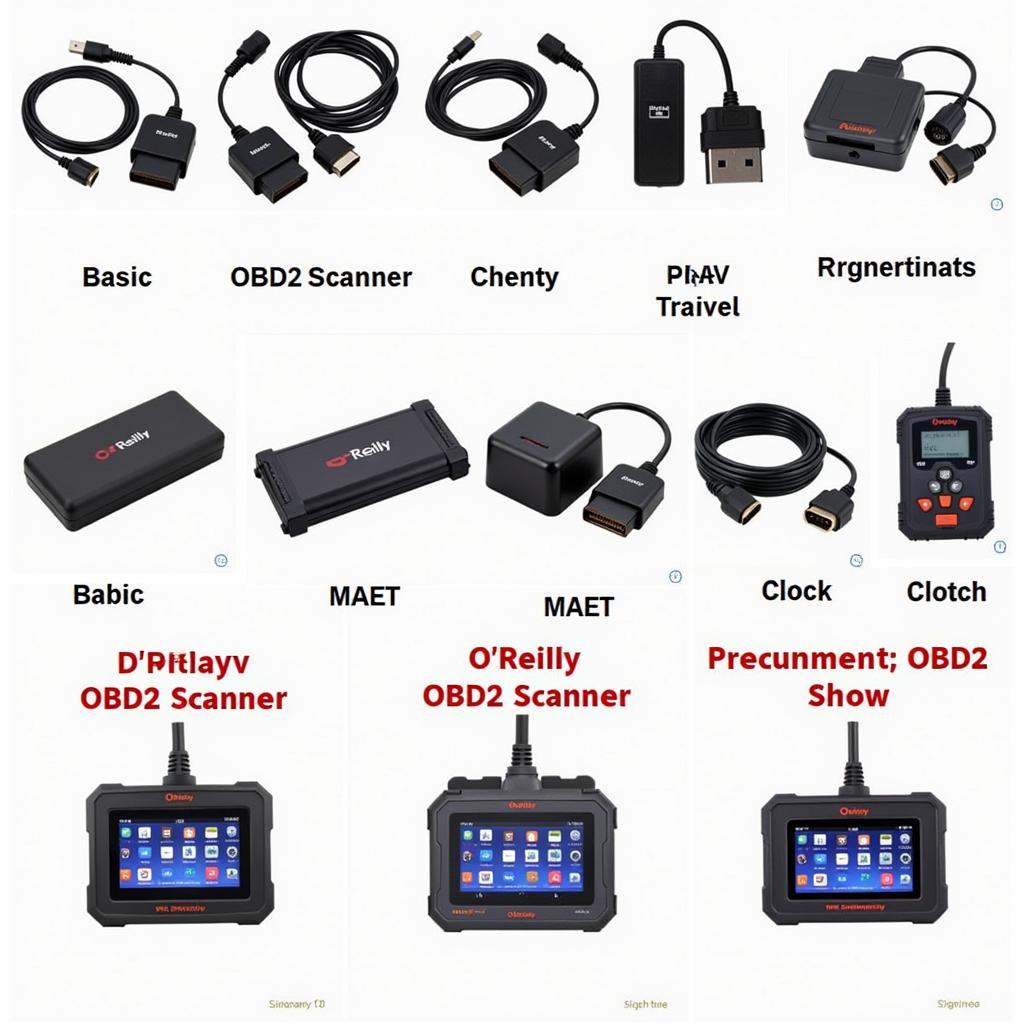 Types of O'Reilly OBD2 Scanners