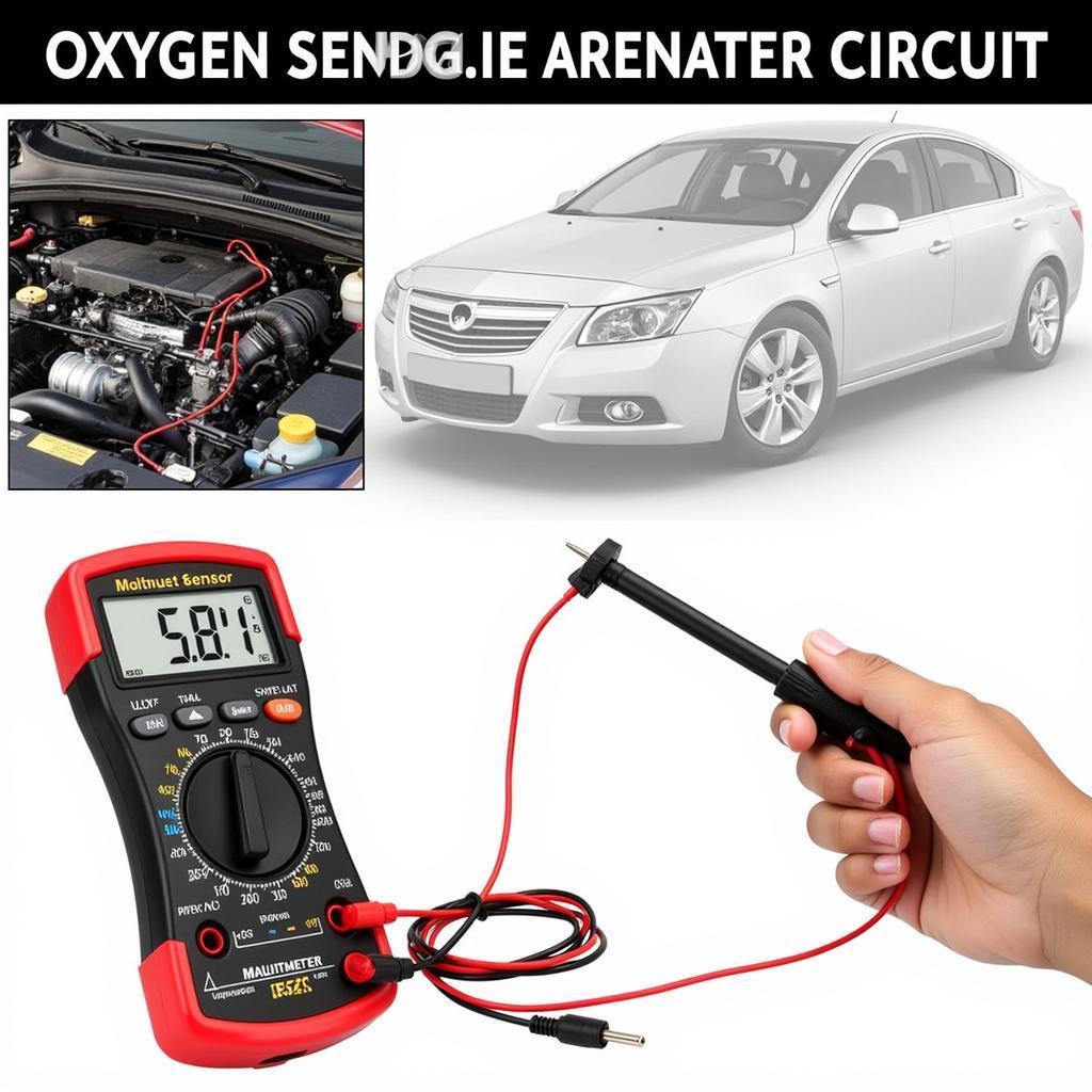 Testing the Oxygen Sensor Heater Circuit with a Multimeter