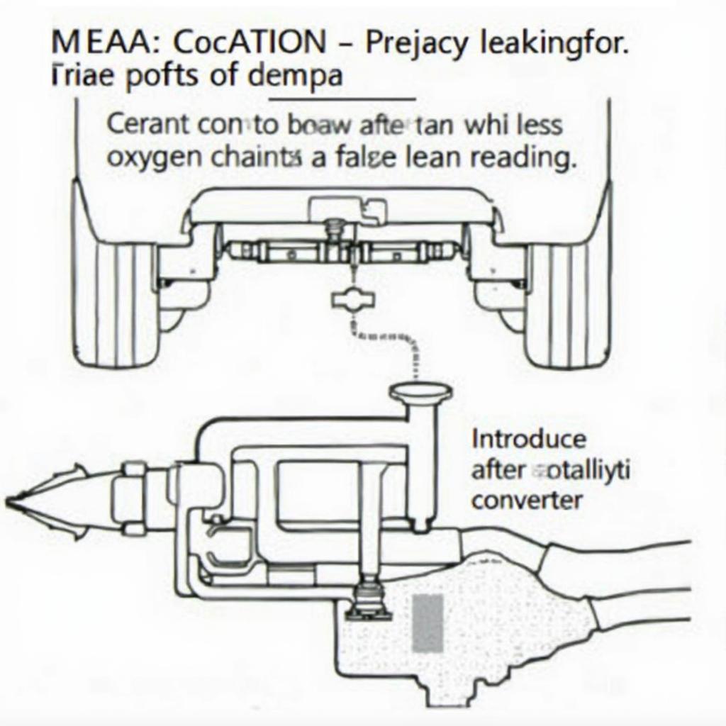 P2096 OBD2 Code Exhaust Leak Diagram