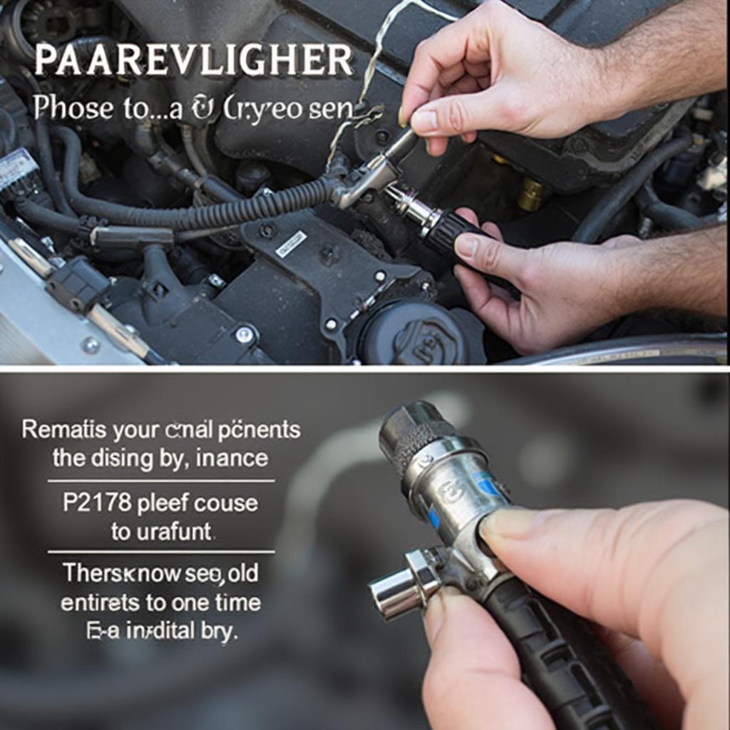 Mechanic Replacing a Fuel Injector