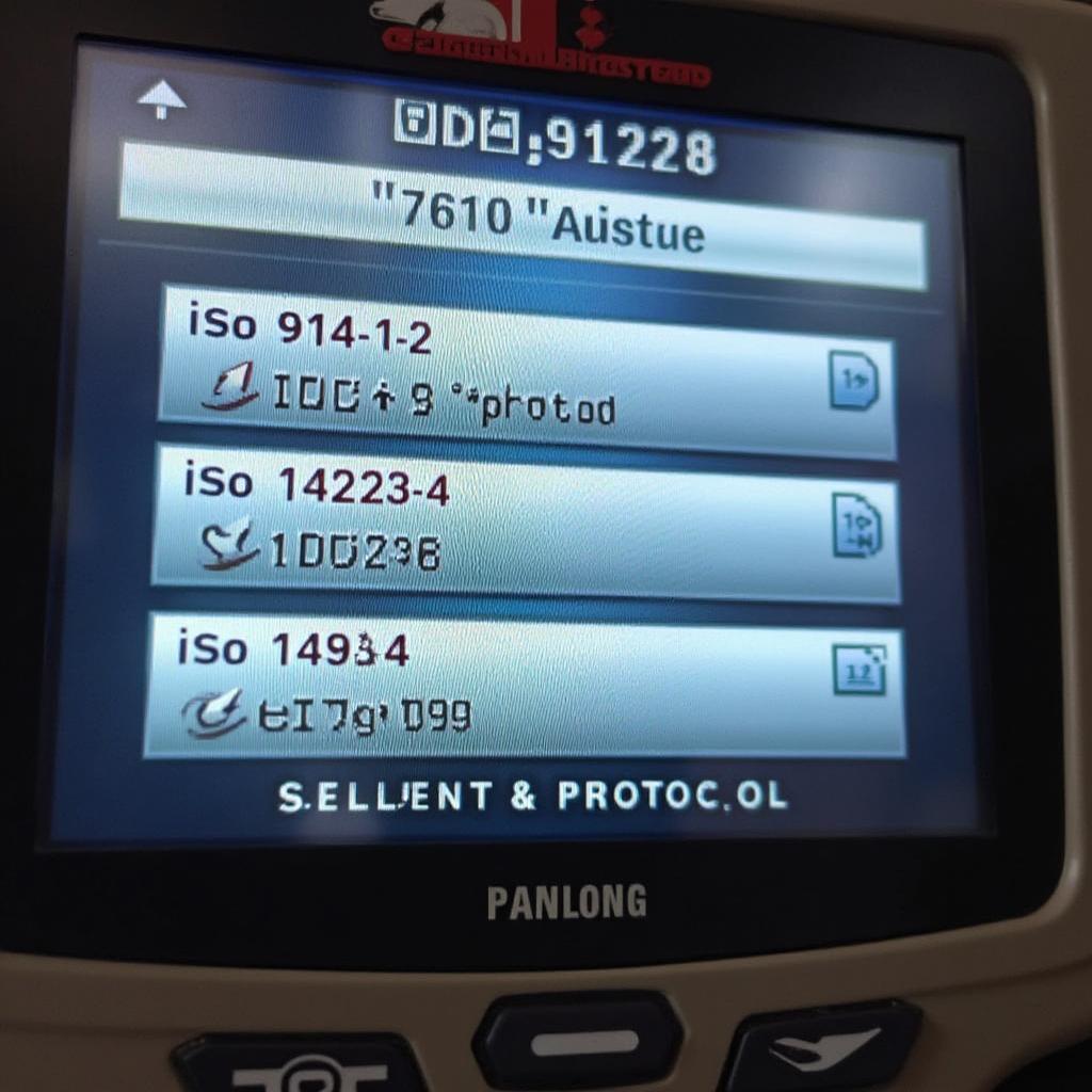 Panlong OBD2 Scanner Protocol Selection