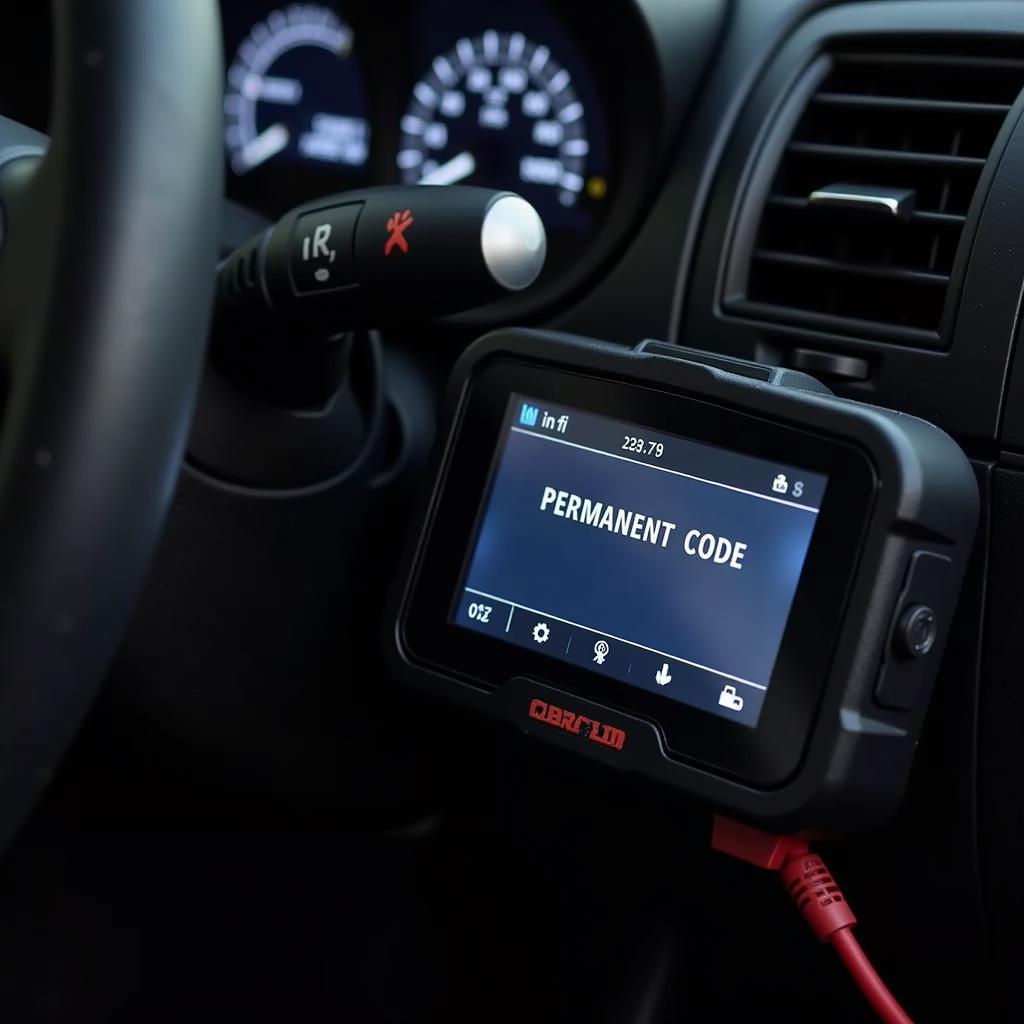 Permanent OBD2 Code Stored in Vehicle's Memory