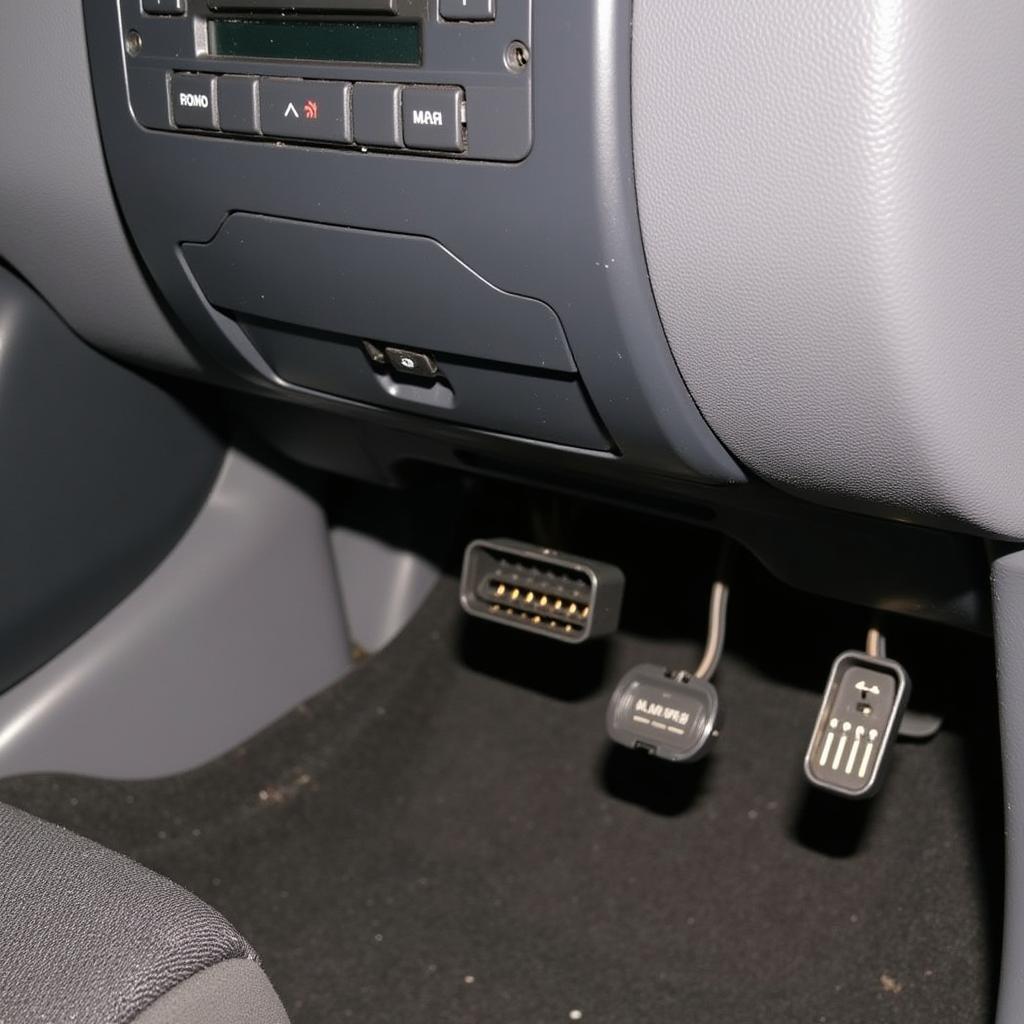 Peugeot 307 OBD2 Port Location