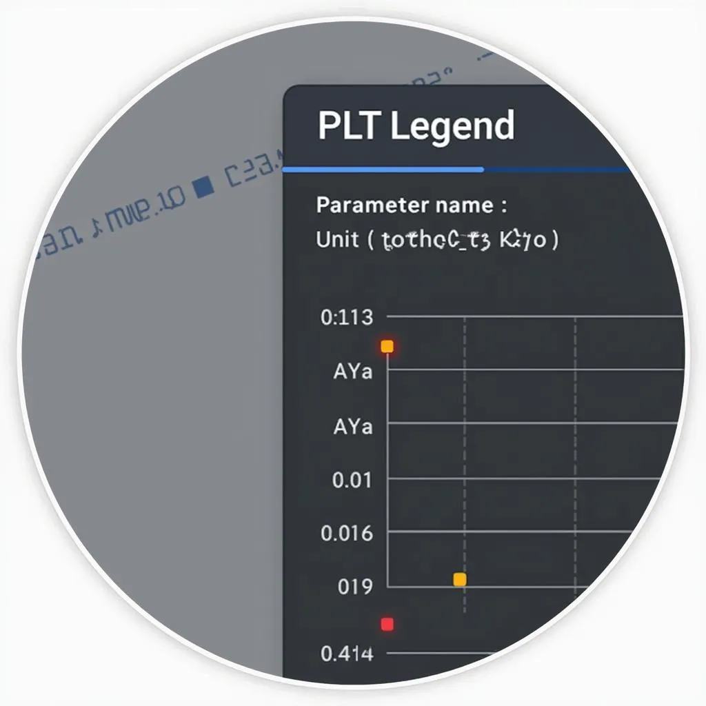 PLT Legend Close-Up with Parameter Details