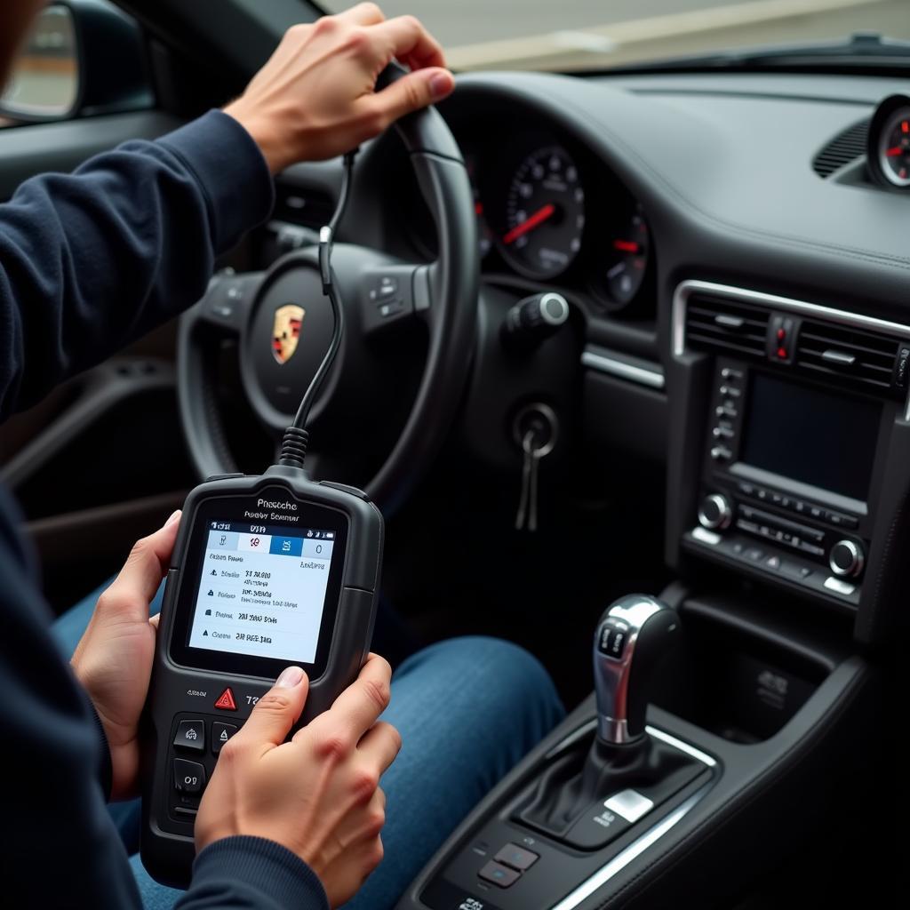 Using an OBD2 Scanner on a Porsche 911