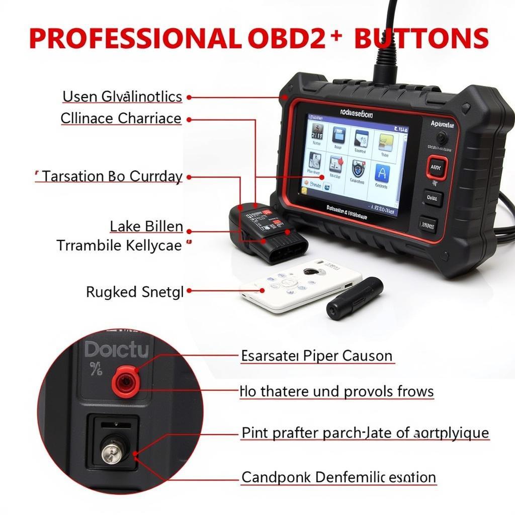 Professional OBD2 Scanner Features