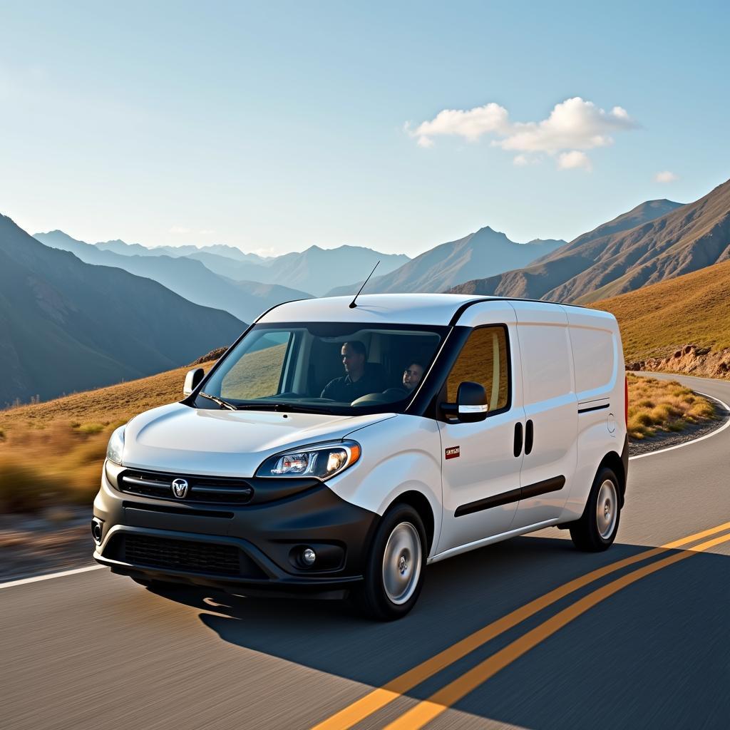 Ram Promaster City Driving on Open Road