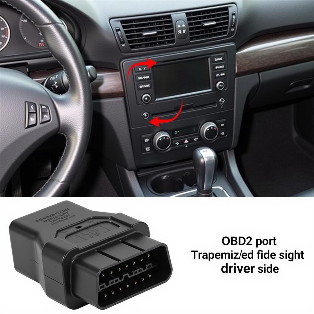 R53 OBD2 port location under the dashboard