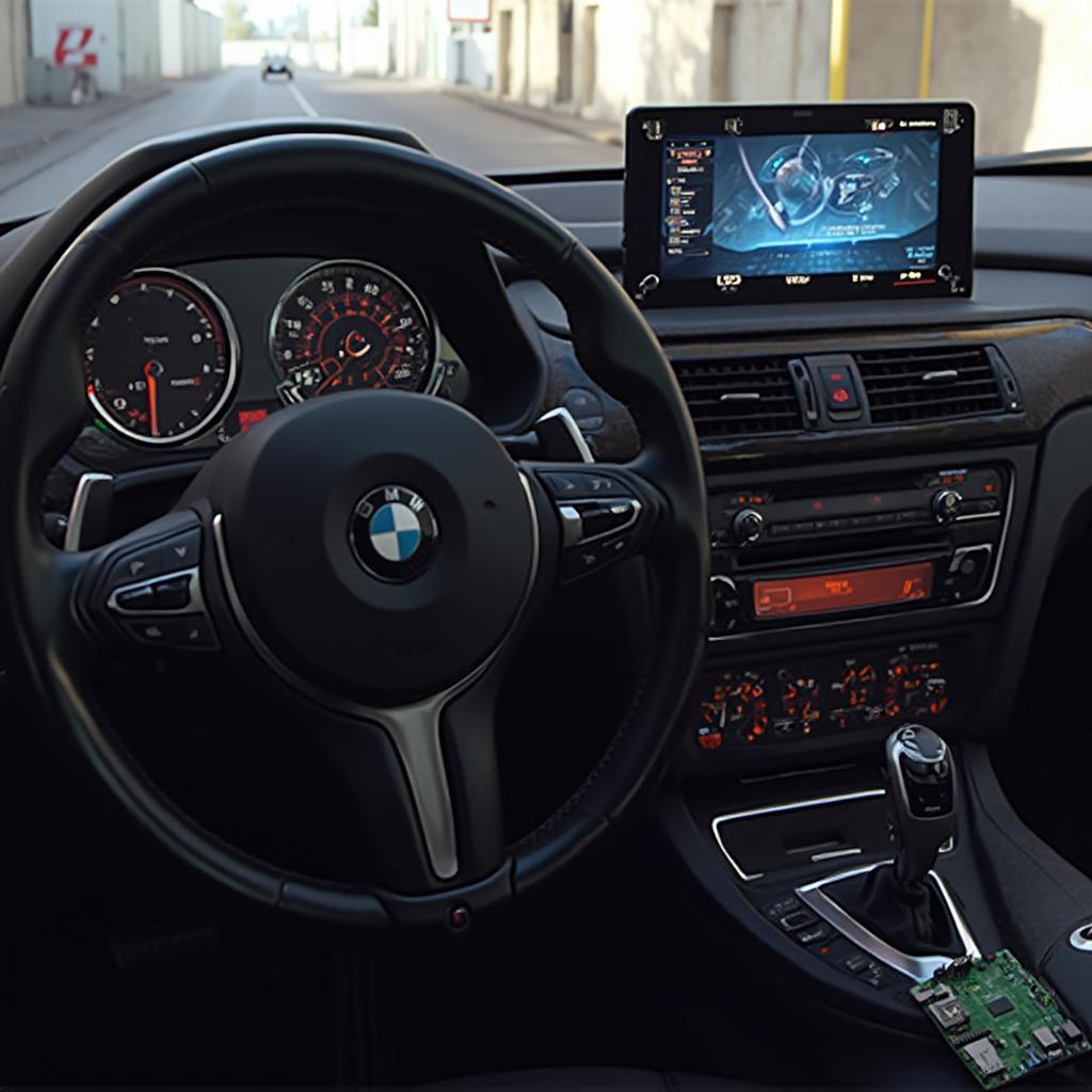 Custom Raspberry Pi OBD2 Dashboard in BMW