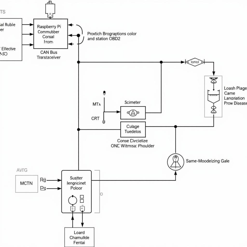 Raspberry Pi OBD2 Simulator Circuit Diagram