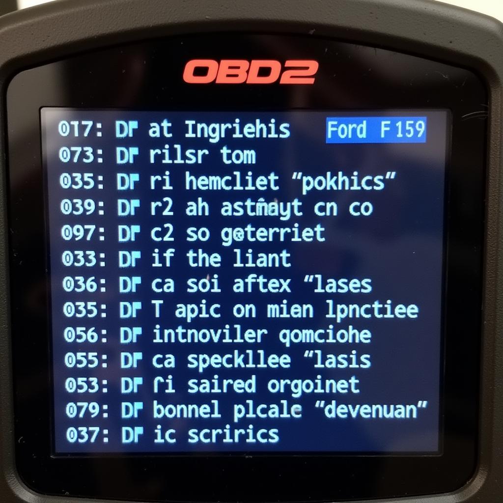 Reading 2009 Ford F150 OBD2 Codes with Scanner