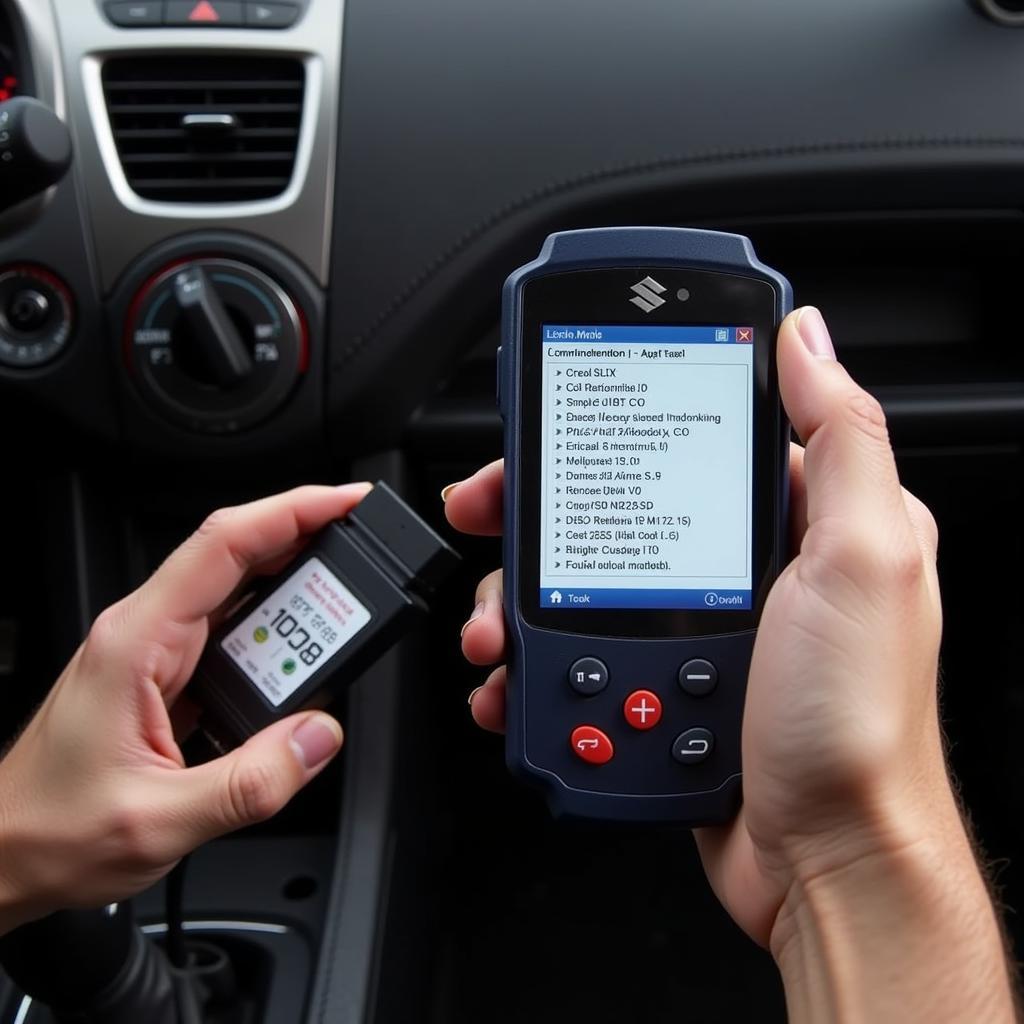 Reading Suzuki SX4 OBD2 Codes with a Scanner