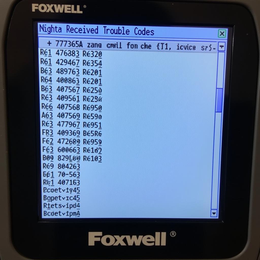 Reading Trouble Codes with Foxwell Scanner