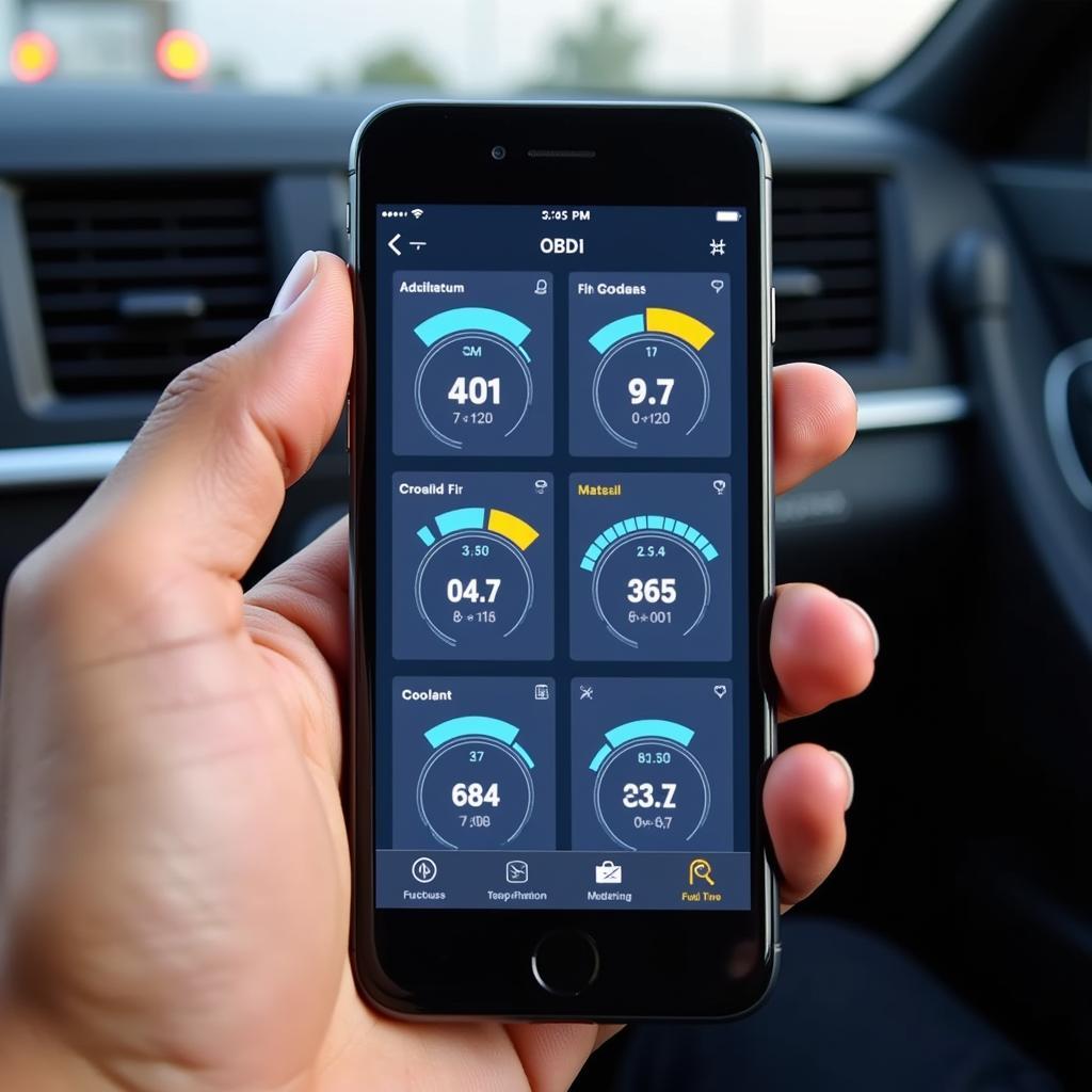 Real-Time Data OBD2 App Dashboard