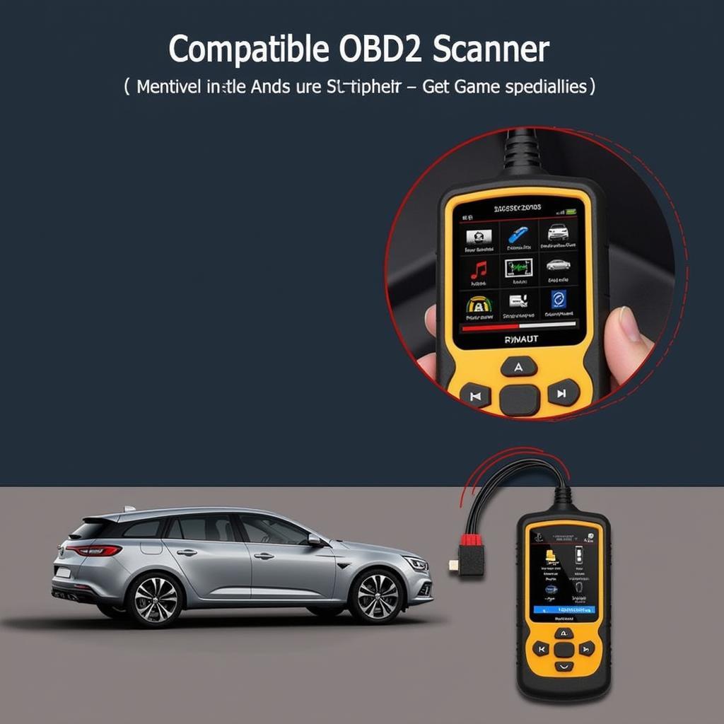 Renault Megane 3 OBD2 Scanner Connected