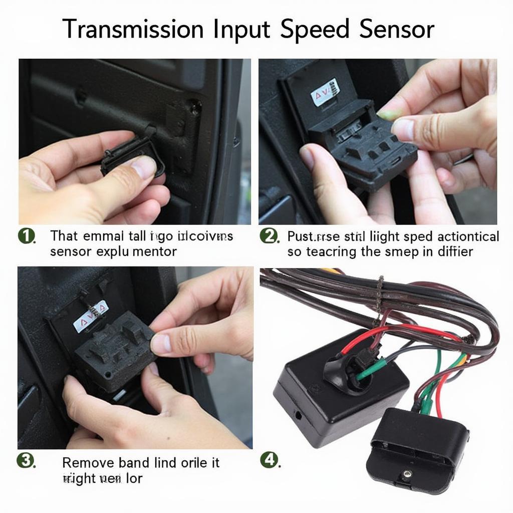 Replacing Transmission Input Speed Sensor