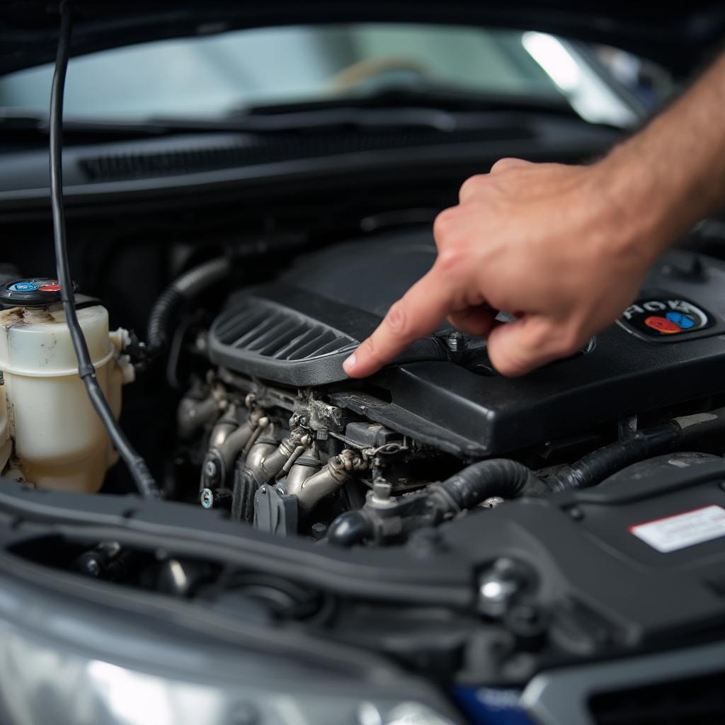 Saab 9-5 Engine Bay Inspection