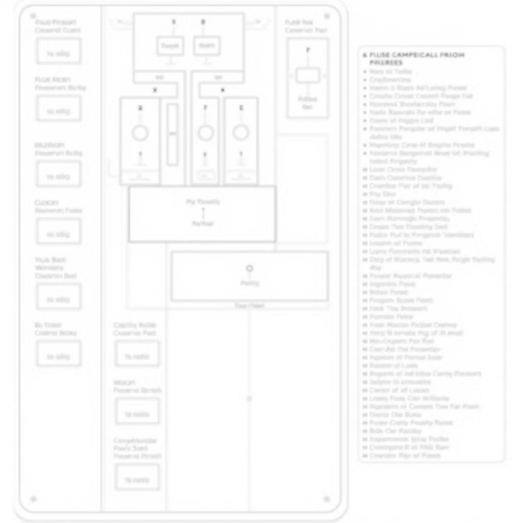 Fuse Box Diagram for a 2003 Saturn Vue