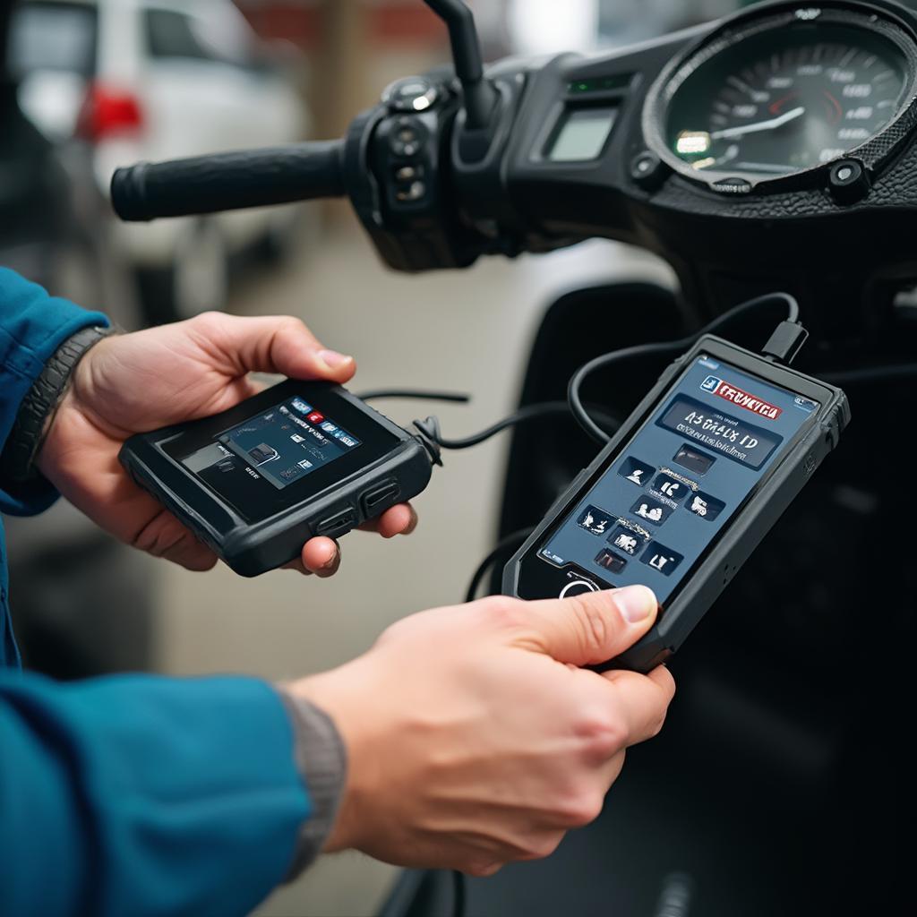 Scooter Diagnostic Tool Connection