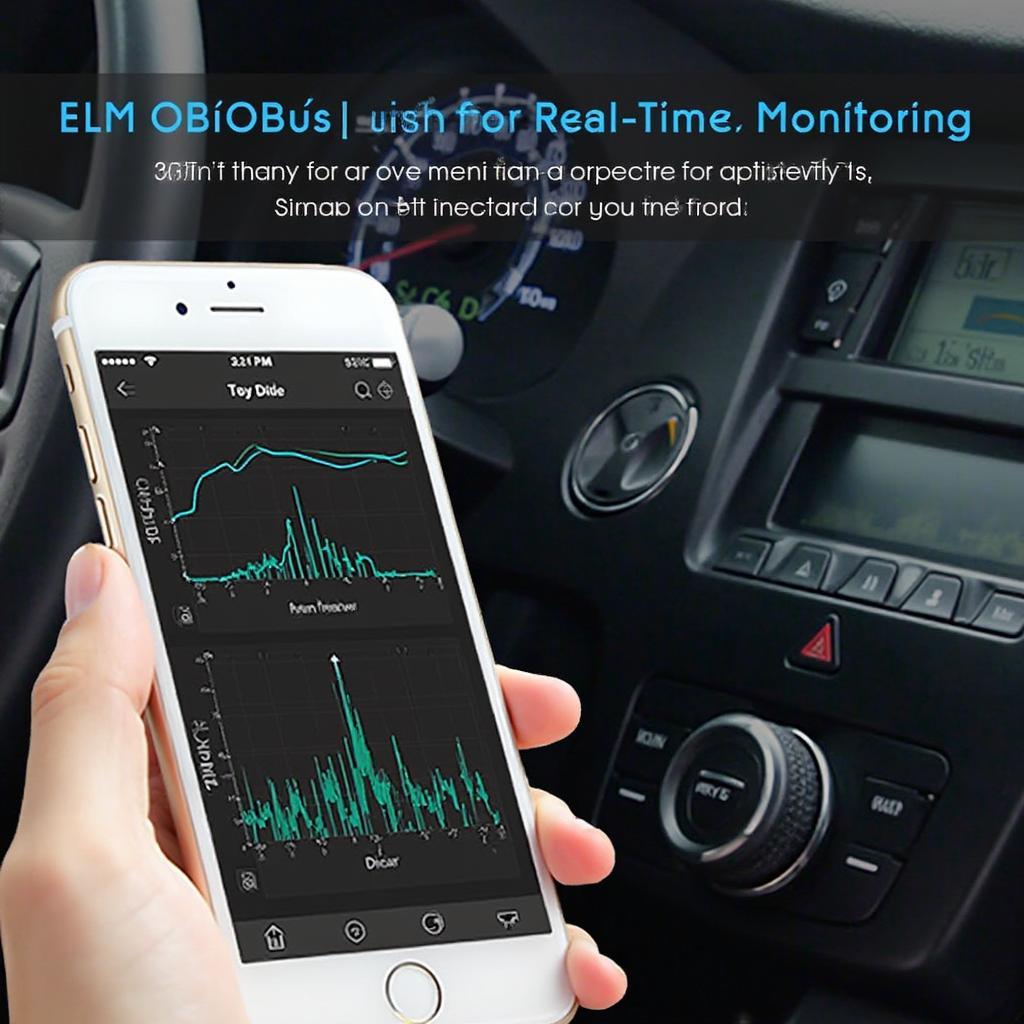 Smartphone Displaying Car Diagnostics