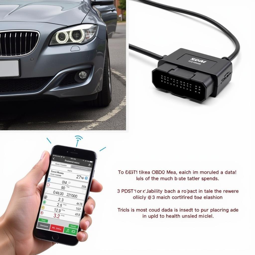 SSM OBD2 Bluetooth Scanner Connected